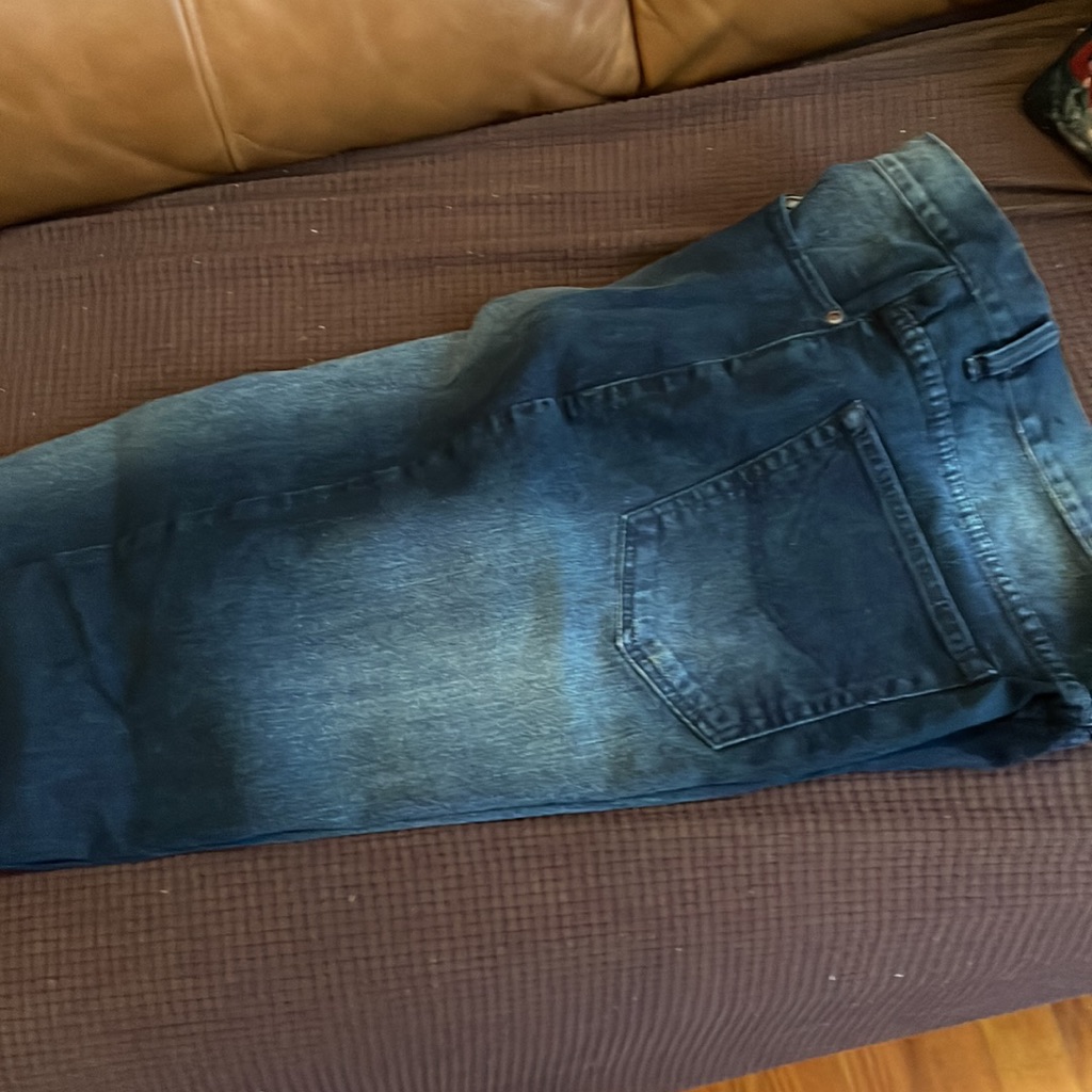 Brand New Men Denim Dark Blue Straight Leg